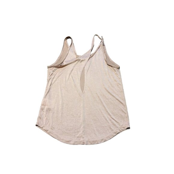 Nike Runway Tank Peach Beige Strappy Sleeveless Running Athleisure Gym Sz S - Picture 6 of 8